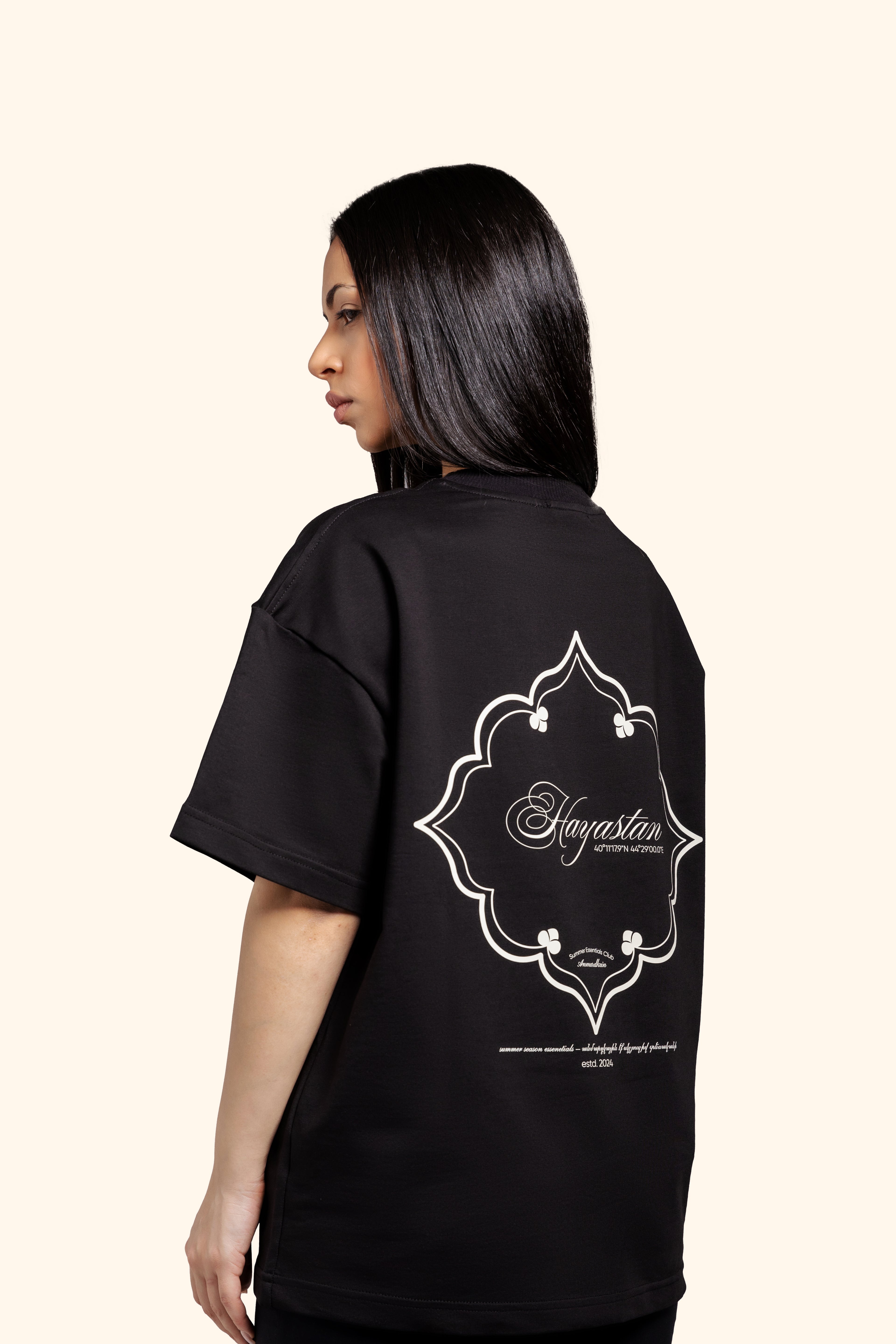HAYASTAN T-SHIRT in BLACK
