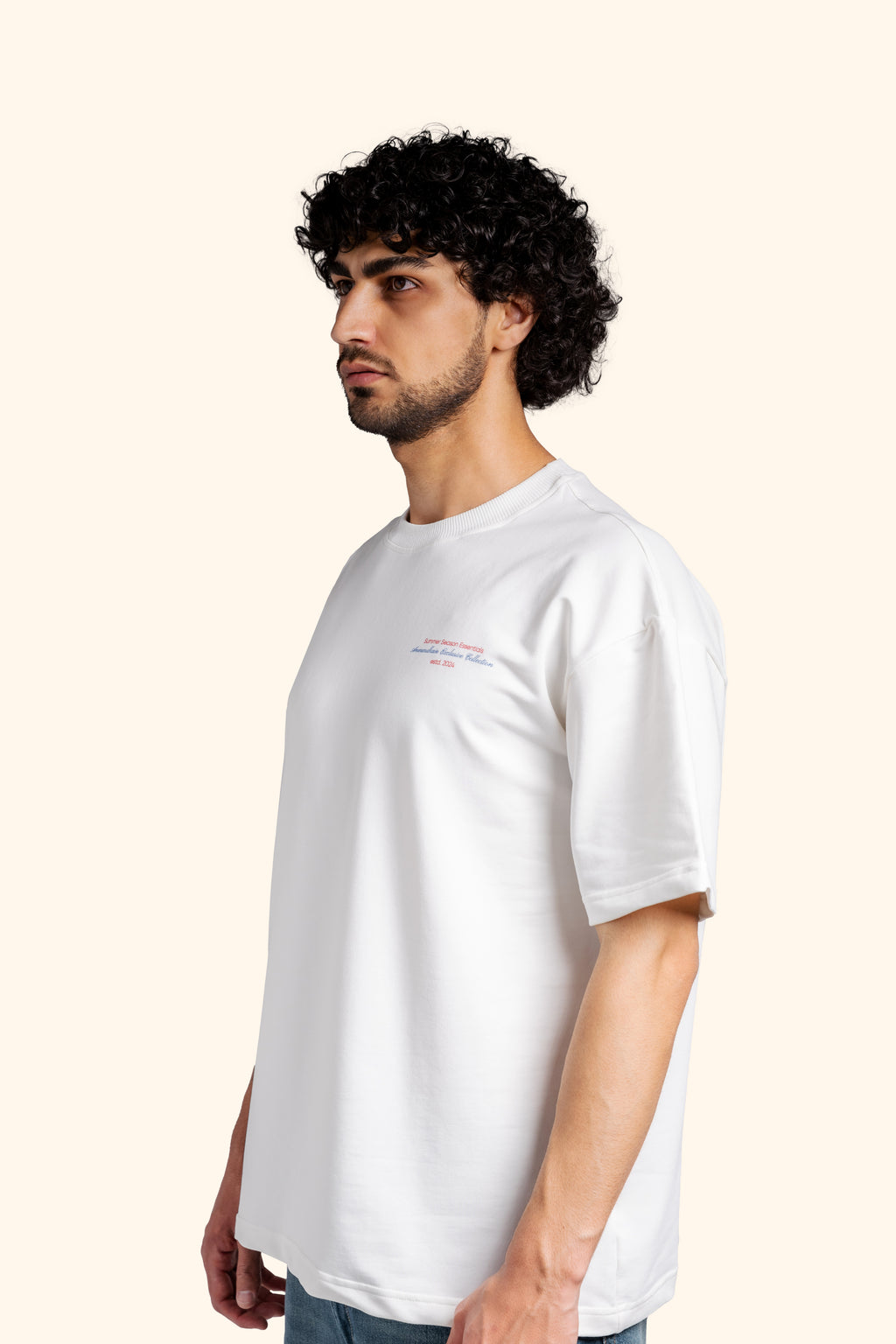 HAYASTAN T-SHIRT in CREAM
