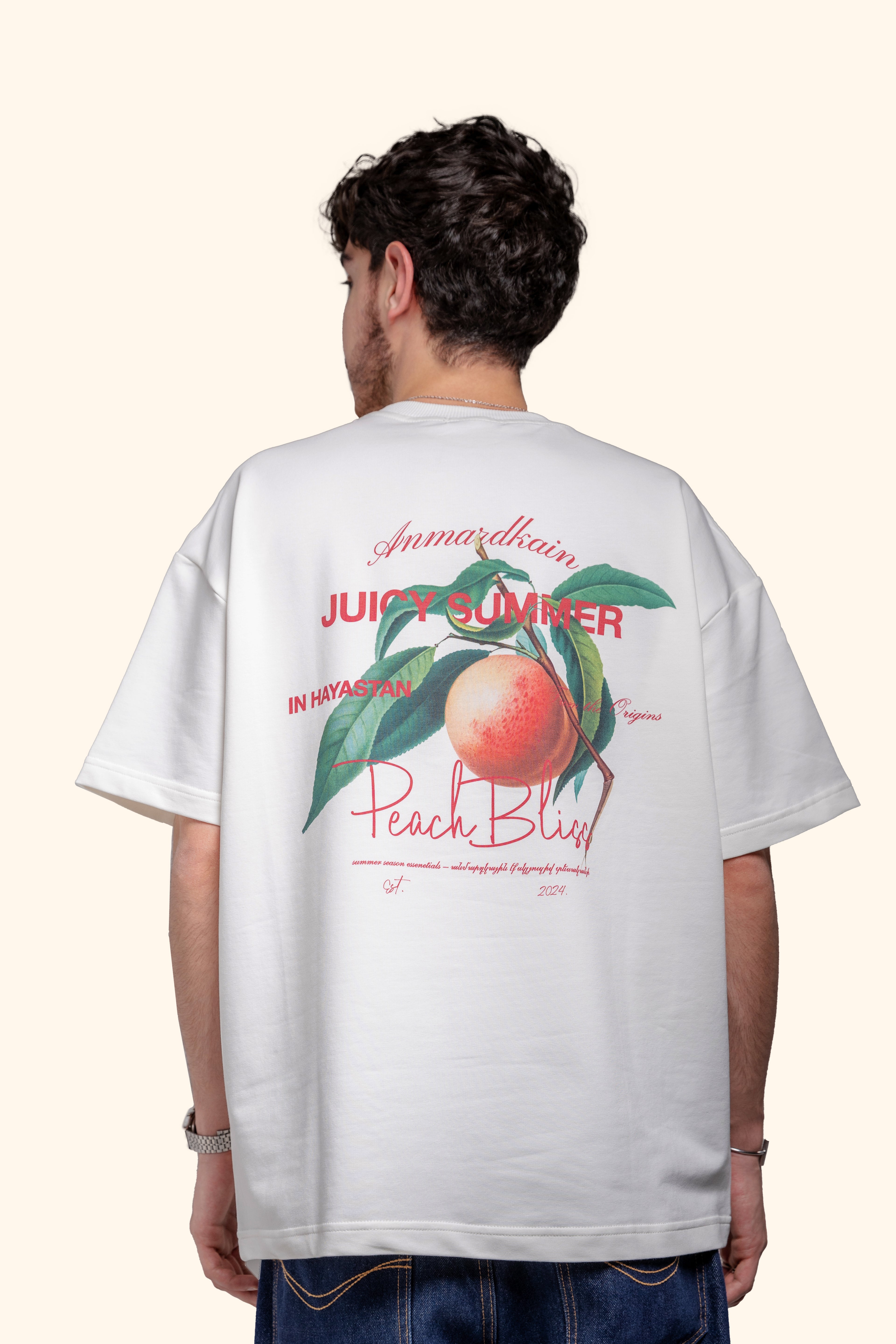 JUICY SUMMER T-SHIRT in CREAM