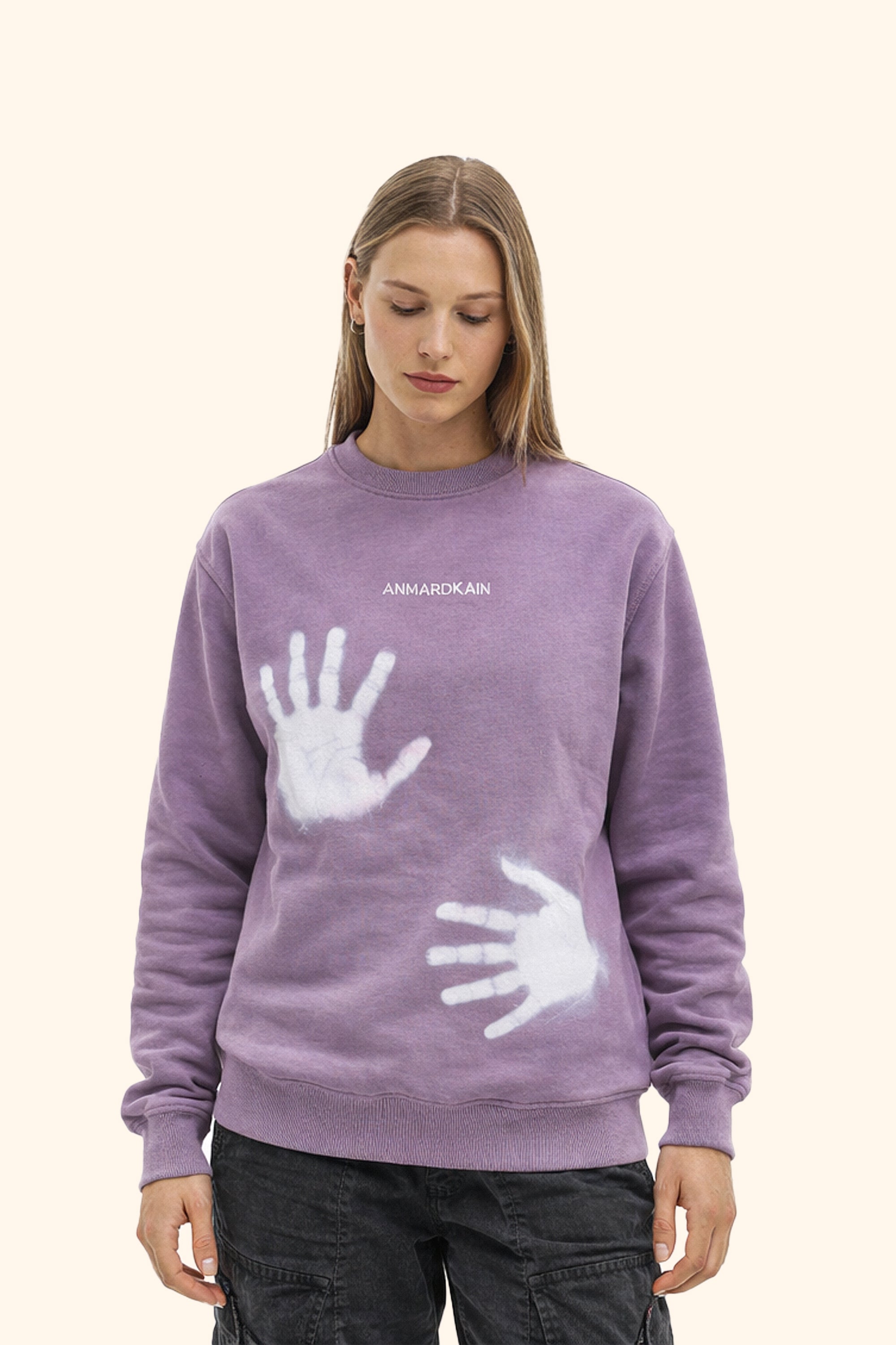 HEAT REACTIVE SWEATSHIRT in PURPLE