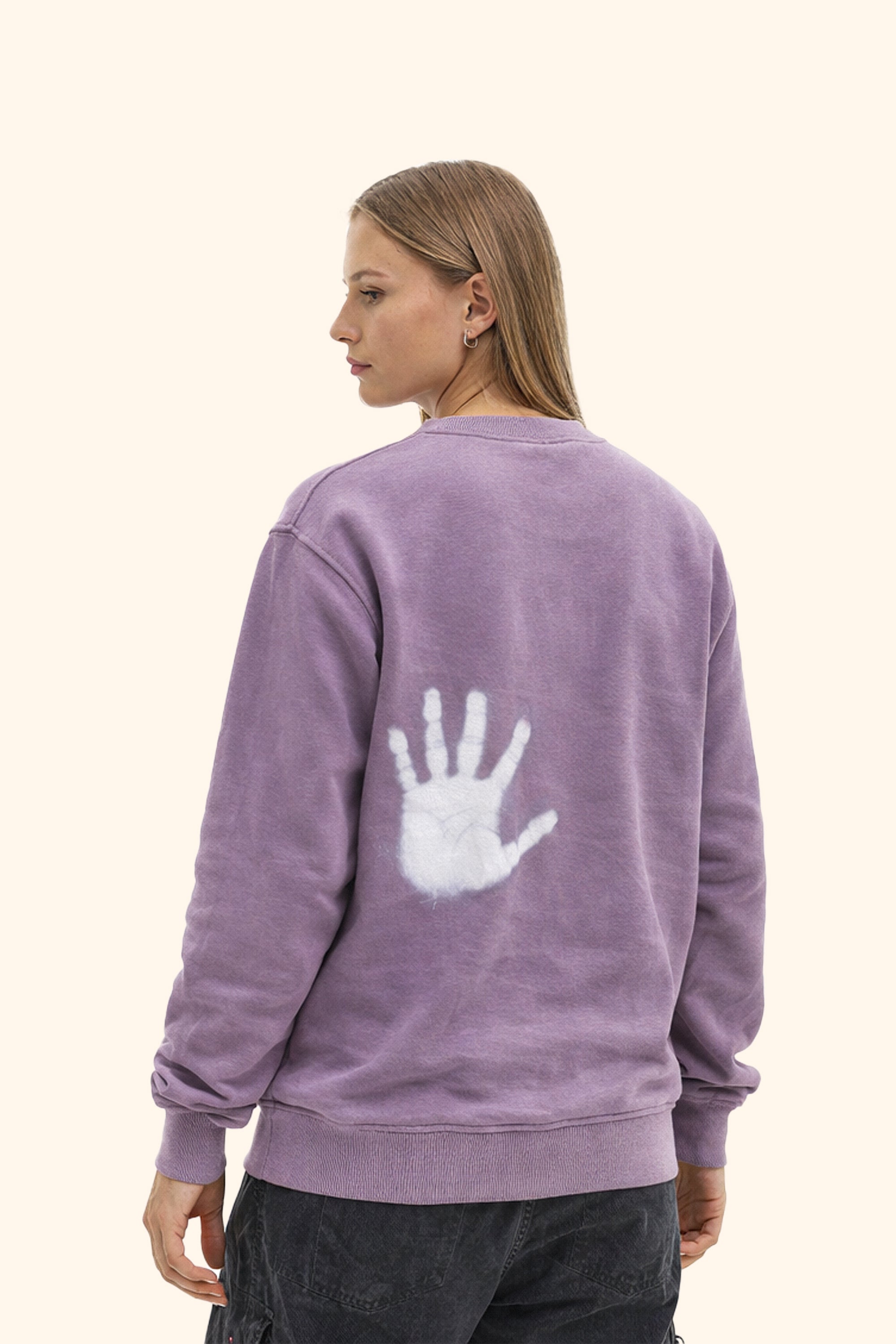 HEAT REACTIVE SWEATSHIRT in PURPLE